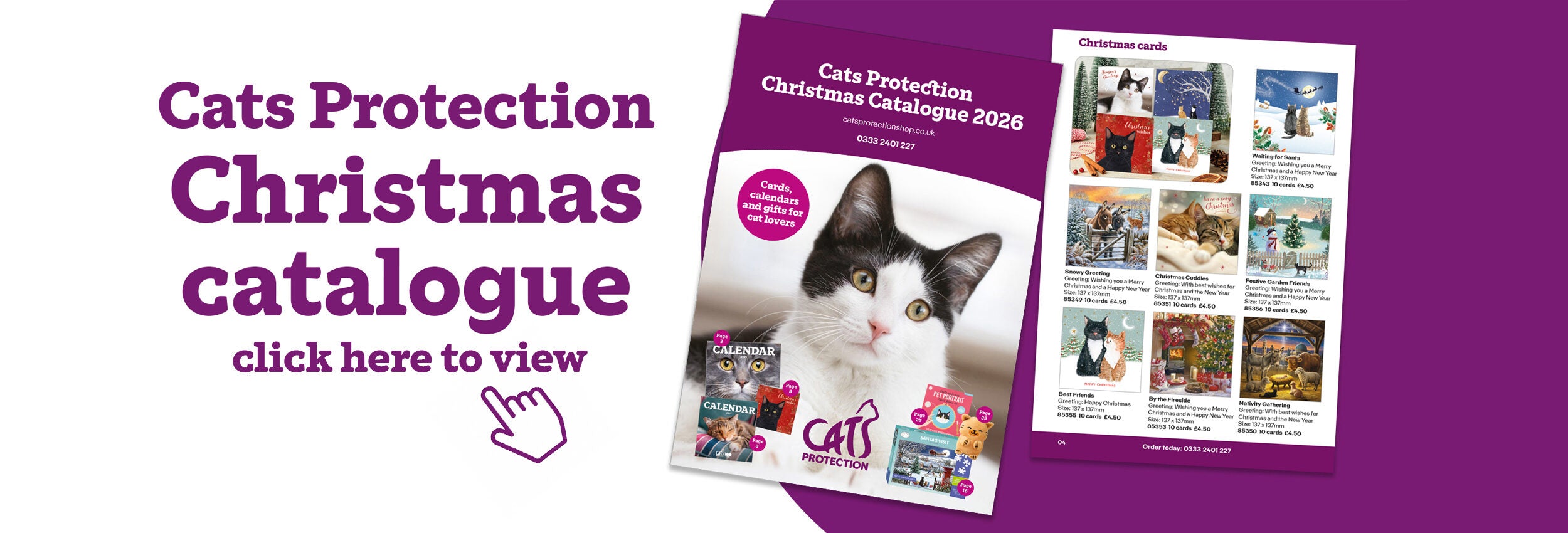 Cats Protection Christmas catalogue now live